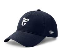 CLAPE Casquettes de Baseball Coton Casquette Homme Femme Baseball Cap à Bord Galbé Classique Chapeau Anti UV Réglable Navy CLBB01