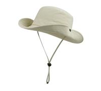 CLAPE Chapeau de Soleil Imperméable Cow-Boy Casquette de Pêche Style Chapeau Safari Protection UV Voyage à Large Bord Mesh Bob Visiere Soleil