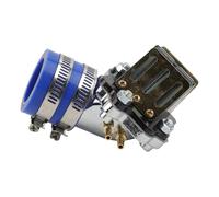 Clapet À Clapet Moto Collecteur d'admission de carburateur pour moto Yamaha JOG 50 90 3KJ 1e40qmb 4DM, scooter 50cc 70cc 90cc Boite à Clapets Carburateur(Blue)