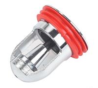 Clapet anti-refoulement en laiton avec joint anti-odeur, noyau de drainage rapide pour douche de salle de bain, bouchon de valve unidirectionnel, convient aux canalisations de 4,8 à 10 cm, argenté