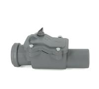 Clapet anti-retour Ø DN 50 gris | Clapet anti-retour avec clapet anti-retour verrouillable Clapet anti-retour Clapet anti-retour Clapet grenouille Évacuation des eaux usées Tuyau KG HT