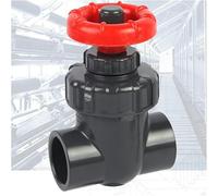 Clapet anti-retour, 1 pièce 1/2"-2" Vanne à vanne en PVC, vanne à membrane en PVC, vanne de réglage fin, (couleur : 1, taille : 32 mm (DN25)) (couleur : gris foncé, taille : par défaut
