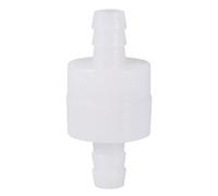 Clapet Anti-retour 1 Voie en Plastique, Clapet Anti-retour en Ligne pour Tuyau de 8 Mm, Empêche le Reflux, Installation Facile, Blanc, Compatible avec L'eau, L' et les Huiles