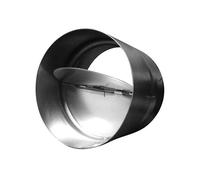 Clapet anti-retour 160mm métal pour conduit de ventilation