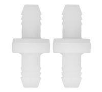 Clapet anti-retour 2 pièces 3/8 pouces 10mm en plastique à sens unique Non Valve Stable Compact pour pompe d'aquarium carburant gaz liquide (CDDV6)