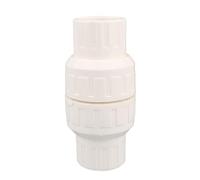 Clapet anti-retour 20/25/32/40/50 mm for aquarium, raccord de tuyauterie PVC, pièces de plomberie, connecteur de tube d'eau.(White,I.D 50mm)