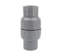 Clapet anti-retour 20/25/32/40/50 mm for aquarium, raccord de tuyauterie PVC, pièces de plomberie, connecteur de tube d'eau.(Grey,I.D 40mm)