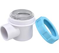 Clapet anti-retour 50mm 2 voies G1 1/2 pour tuyau d'eau avec miroir transparent pour filtre de piscine