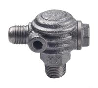 Clapet anti-retour à 3 ports pour compresseur d'air, connecteur à filetage mâle en fer, valve unidirectionnelle pour pompe à air, outil entraîné par courroie (50,8 x 48,2 x 25,4 cm, gauche)