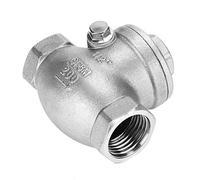 Clapet Anti-retour à Bascule en Acier Inoxydable, Filetage de WOG 200PSI, Débit Moyen, Pétrole, Produits Chimiques, Pharmacie, Utilisation DN15 1/2 Pouces