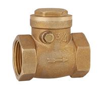 Clapet Anti-Retour à Battant DN20 232PSI 3/4 Femelle en Laiton - Filetage Unidirectionnel pour Éviter le Reflux d'Eau