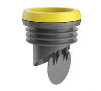 Clapet anti-retour à bride, joint de bride de toilette pour clapet anti-retour en caoutchouc pour bague anti-fuite accessoires de toilette (gris)