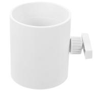 Clapet Anti-retour à Réglage Manuel Blanc PVC pour Conduit D’extraction | Installation Rapide, Écrou de Serrage et Paroi Épaisse, pour Gaine de Ventilation et Usage Résidentiel