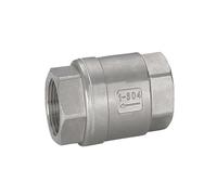 Clapet anti-retour à ressort en ligne Clapet anti-retour à ressort femelle Clapet anti-retour unidirectionnel Vanne 2 pièces DN6/DN10/DN15/DN20/DN25(C,DN20)