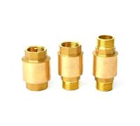 Clapet anti-retour à ressort Vertical 1/2 ", 3/4", 1 ", filetage femelle/mâle, pompe de compteur d'eau, tuyauterie, Joints en laiton(G1MT to G1Inch FT,3 Pieces)