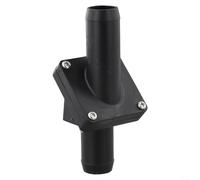 Clapet anti-retour à sens unique en plastique avec anneau d'étanchéité épais pour yacht, bateau, camping-car, noir, 12,6 cm de long