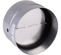 Clapet anti-retour avec joint en caoutchouc Convient pour Ø de tube: 10 cm Wallair N35981 galvanisé