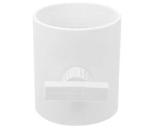 Clapet Anti-retour Blanc Réglable PVC pour Conduit de Ventilation | Insert de Conduit, Registre D’air Manuel, Paroi Épaisse et Écrou de Serrage
