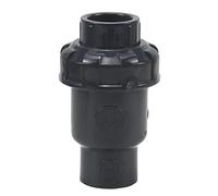 Clapet anti-retour, clapet anti-retour unidirectionnel, 1 clapet anti-retour UPVC 20 25 32 40 50 63 mm, clapet anti-retour à bille en plastique PVC 1/2" - 2", valve unidirectionnelle, pièces du systèm