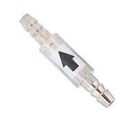 Clapet anti-retour CO2 pour aquarium,clapet anti-retour CO2,clapet anti-retour CO2 en acier inoxydable,clapet anti-retour pour diffuseur de CO2,clapet anti-retour pour aquarium,tube de conduite de CO2