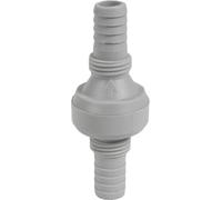 Clapet anti-retour Comet Inline pour tuyau d'eau Pompe à eau X-FIX gris