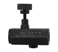Clapet anti-retour d'accélérateur robuste en acier carbone pour lignes de contrôle et de distribution hydrauliques sensibles à la pression (P3/8)