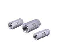 Clapet anti-retour d'air unidirectionnel femelle 1/2" 3/4" BSPP, port complet, en acier inoxydable 304, for compresseur d'eau et de liquide, unidirectionnel(2PCS,0.25 Inch)