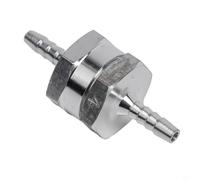 Clapet anti-retour de carburant en alliage d'aluminium 4/6/8/10/12 mm pour carburateur - Vanne de débit compatible avec l'eau, les bateaux, les motos, les hélicoptères (4 mm)