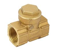 Clapet Anti-Retour de Compresseur d'air, Clapet Anti-Retour en Laiton Clapet Anti-Retour Automatique Unidirectionnel DN15 pour Les Milieux Acides d'huile d'eau