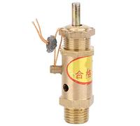 Clapet anti-retour de compresseur d'air, composants de rechange du compresseur d'air G1 / 4 Soupape de décharge de sécurité en laiton pour générateur de vapeur de chaudière(5 kg de pression)