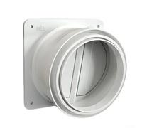 Clapet anti-retour de cuisine en ABS pour conduit d'échappement de hotte, amortisseur unidirectionnel de 130 à 180 mm avec fermeture par gravité pour éviter le reflux de fumée et d'huile, ruban