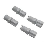 Clapet anti-retour de rechange et kit de raccord d'entrée pour mangeoires à brome Hayward CL200, CL220 et CL220BR avec 2 écrous de compression pour l'entretien de la piscine