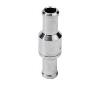 Clapet anti-retour de rechange for carburant, eau, gaz, en ligne, 0,2 à 6 bar, 6/8/10/12 mm, tête en aluminium, clapet anti-retour unidirectionnel, durable(8mm)