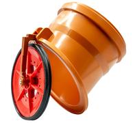 Clapet Anti-Retour DN 160 Pour Montage Horizontal - Clapet De Retenue Pour Eaux Usées - Protection Contre Reflux, Étanchéité Fiable Et Installation Simple