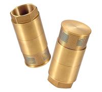 Clapet anti-retour DN40 en cuivre pur, double porte, for fond de réservoir d'huile, avec filtre et tamis. Diamètre du : 1,5 pouce, 2 pouces, 3(2.5in)