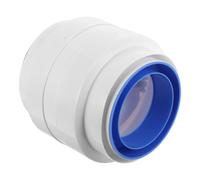Clapet Anti-retour Double Volet 110mm en Plastique Blanc pour Conduit