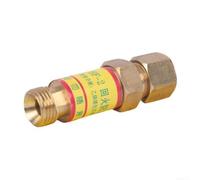 Clapet anti-retour en acétylène et oxygène avec dispositif anti-retour flash pour régulateur de torche de soudage, dispositif de sécurité à filetage M16 x 1,5, flux inverse et explosion dans les