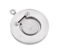 Clapet anti-retour en acier inoxydable 304 H74W-16P - Type de déflecteur à disque à plaque mince de 1,5 pouce - Contrôle de débit fiable(6inch)