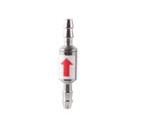 Clapet Anti-retour En Acier Inoxydable For Équipement CO2, Vanne D'eau D'aquarium 4 Mm, Eau Non-retour Vers Système De CO2, Diffuseur De Cylindre De Dioxyde
