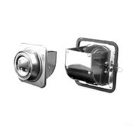 Clapet anti-retour en acier inoxydable pour hottes de cuisinière offrant une protection contre les refoulements de fumée et de flammes avec une performance de ventilation fiable (180 mm)