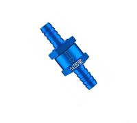 Clapet anti-retour en alliage d'aluminium pour tuyau d'eau et contrôle de la pression, valve anti-refoulement unidirectionnelle, bleu (10 mm-10 mm)