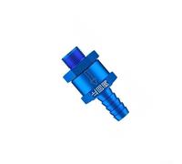 Clapet anti-retour en alliage d'aluminium pour tuyau d'eau et contrôle de la pression, valve unidirectionnelle anti-refoulement, bleu (10 mm-1/4")