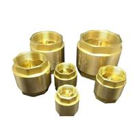 Clapet anti-retour en Bronze à ressort de Type Vertical NPT, clapet anti-retour à filetage interne 1/2 "3/4" 1 "1-1/2" 1-3/4 "2" DN15-DN50 for conduites d'eau