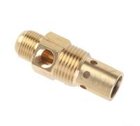 Clapet anti-retour en laiton 3/8 mâle pour NPT, entrée G1/2", femelle G1/8 pour port de déchargement NPT, compresseur d'air dans valve de réservoir, construction en laiton pour utilisation en atelier
