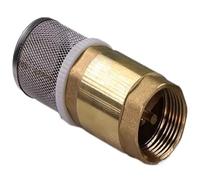 Clapet anti-retour en laiton à bande de cuivre de 1,27 cm, 1,9 cm, 2,5 cm avec ressort en ligne, adaptateur anti-refoulement unidirectionnel, contrôle du débit d'eau, rallonge de réparation (3I4