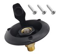 Clapet anti-retour en laiton avec bride d'entrée d'eau pour camping-car de ville de 1,9 cm NH femelle vers support NPT de 1,27 cm pour camping-car, remorque et systèmes d'eau marins