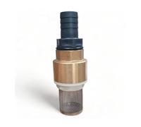 Clapet anti retour en laiton avec crépine et manchette, pour pompe - 3/4 pouce (20 mm)