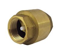 Clapet anti-retour en laiton avec ressort 1 1/4"