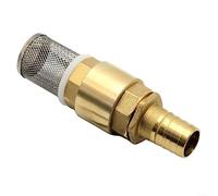 Clapet anti-retour en laiton de 1,9 cm - Clapet anti-retour à ressort pour pompe - Valve de filtre d'entrée avec diamètre de 19 mm - Embout de tuyau pour pompe