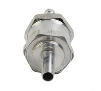 Clapet anti-retour en ligne pour conduites de carburant, air, eau avec corps en aluminium de 6/8/10/12 mm pour carburateur et systèmes basse pression (6 mm)